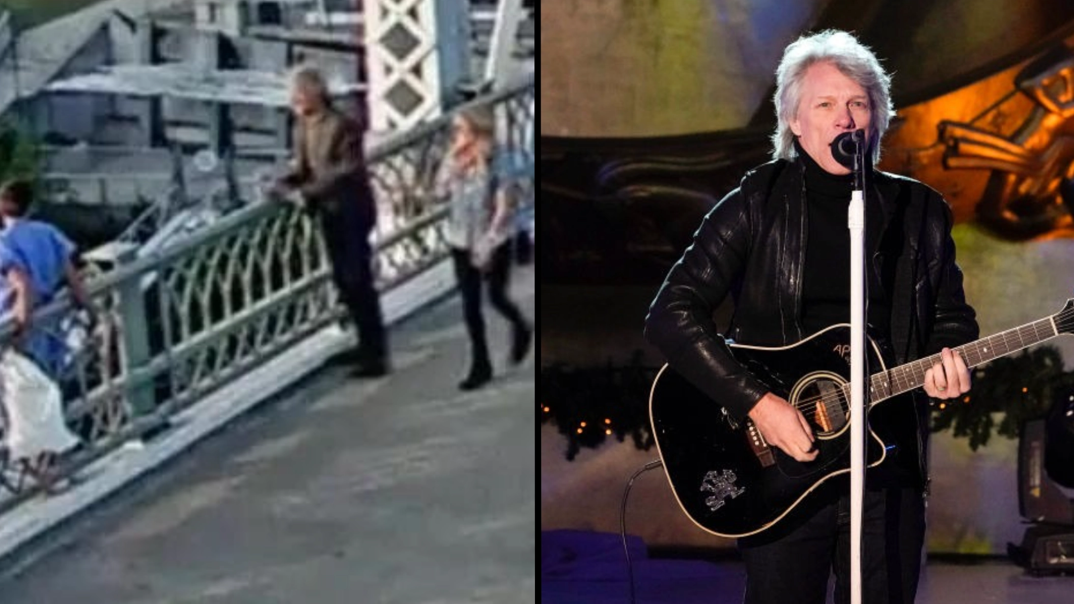 Jon Bon Jovi praised after helping woman and talking her into stepping away from ledge of bridge