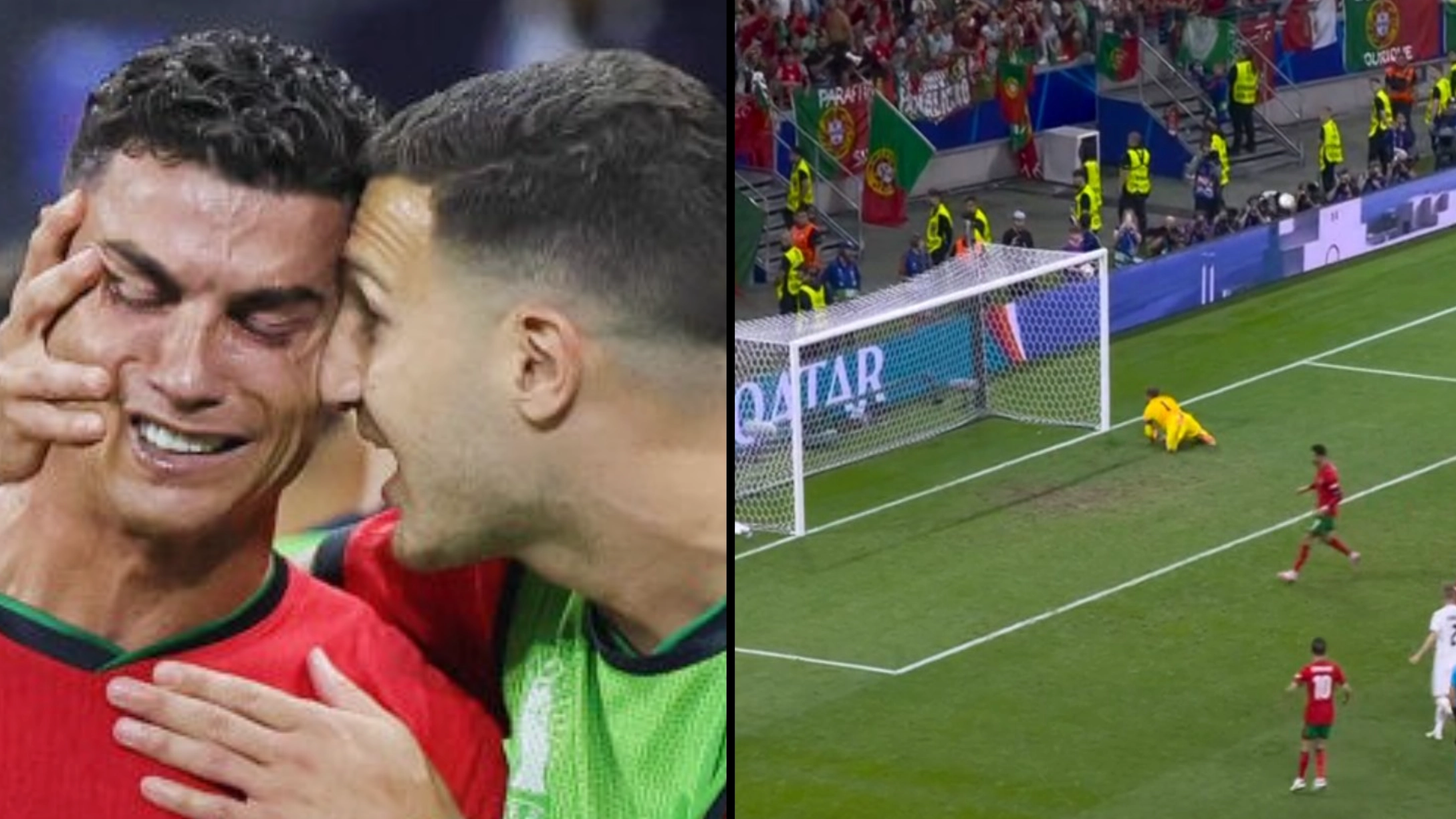 Euro 2024 fans notice ‘evil’ thing BBC did after Cristiano Ronaldo missed penalty