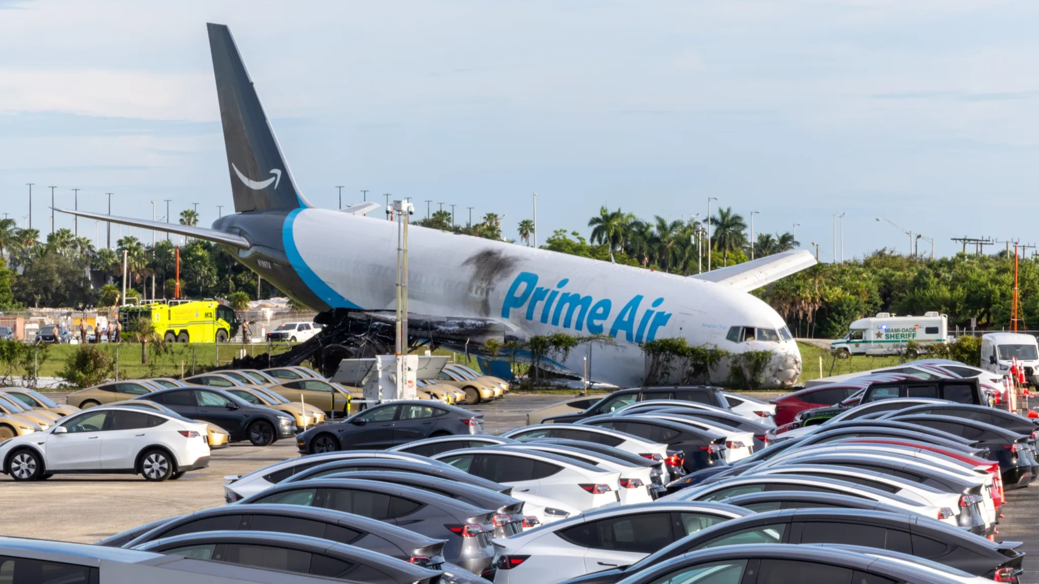 Audio details dramatic scenes as Miami firefighters race to Amazon plane crash