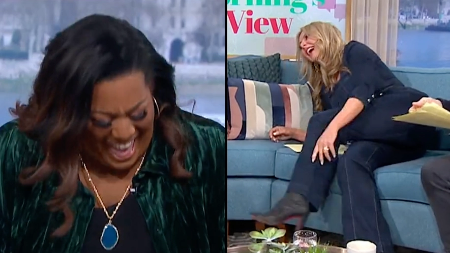 Alison Hammond and Carol Vorderman in hysterics at Prince Harry virginity story