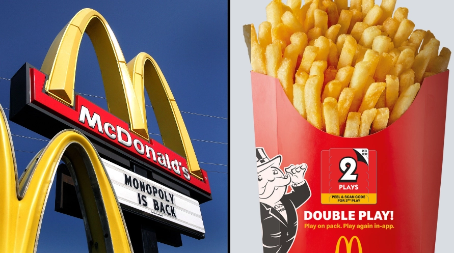 The McDonald's Monopoly game is back in Australia and there's nearly $800 million worth of prizes