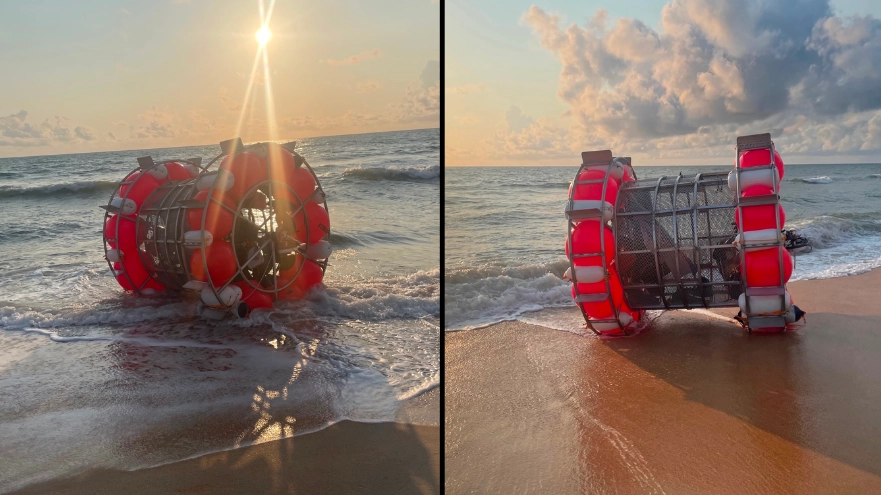 Man arrested for trying to cross Atlantic in human-powered hamster wheel