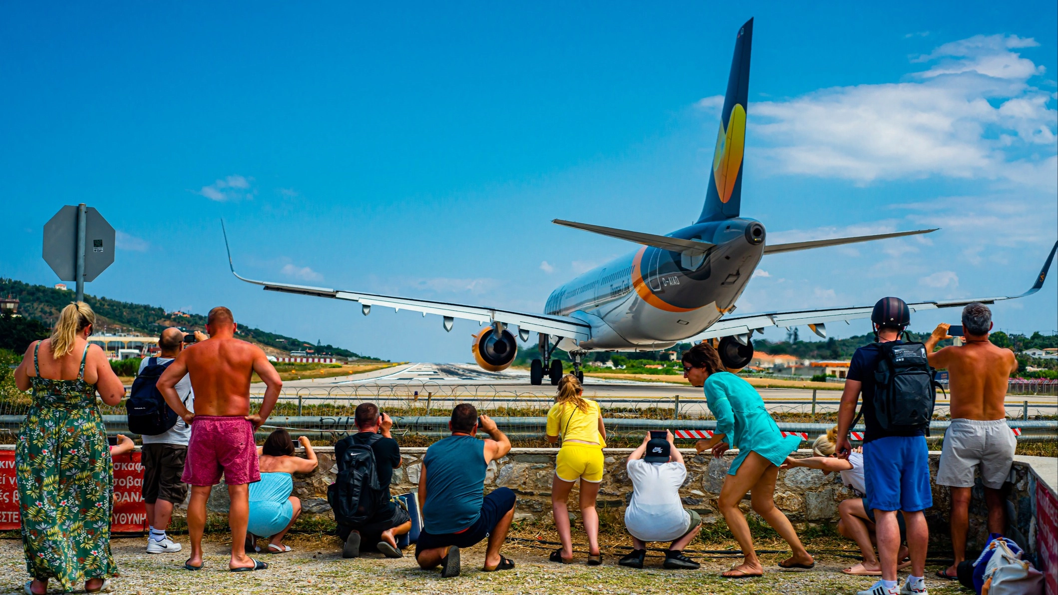 Greek island issues stern warning to tourists over 'jet blast' trend that can leave you with 'serious injury'