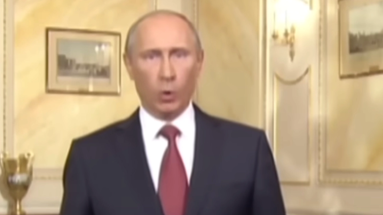 Vladimir Putin spoke English in rare moment in plea for people to help Russia