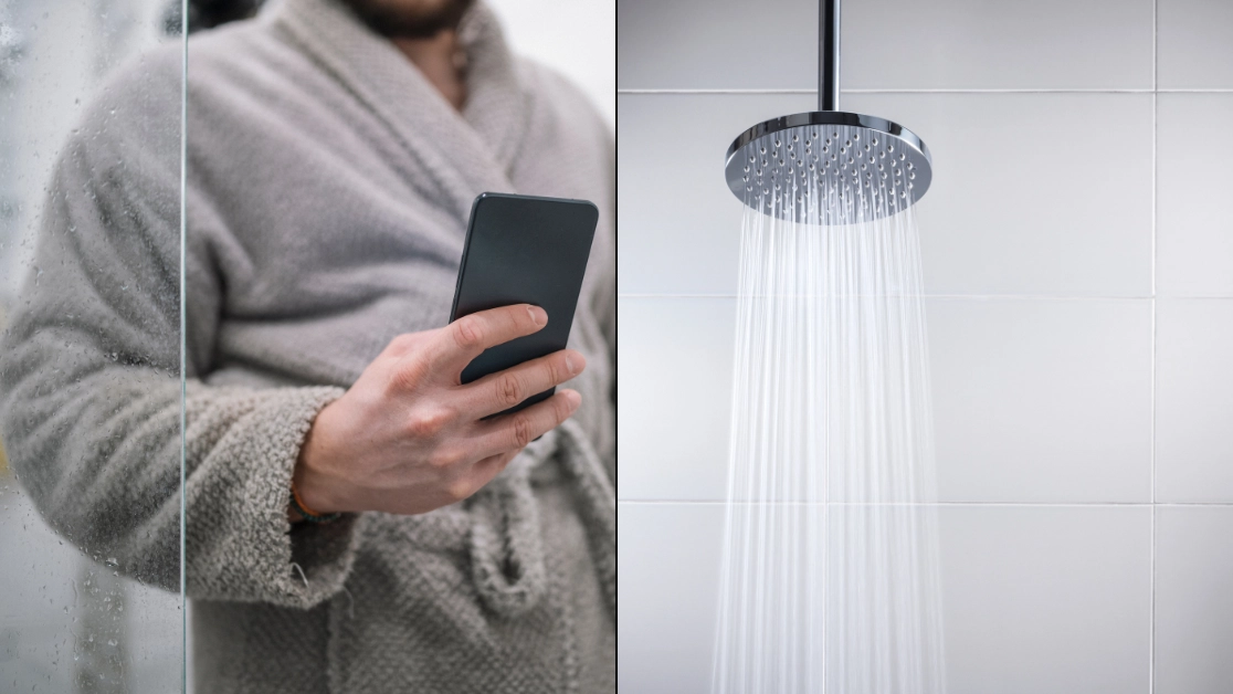Grim warning issued to people who take their phones in the bathroom while showering