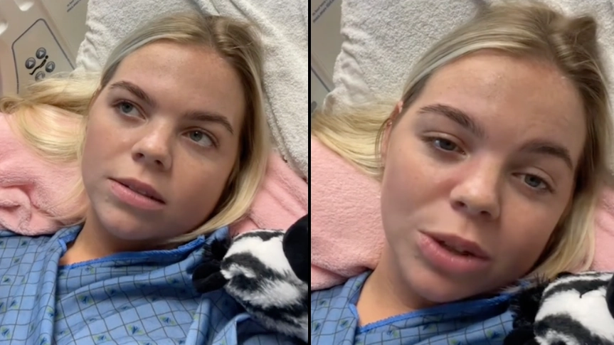 Woman 'lucky to be alive' after having behind cut off in tubing accident