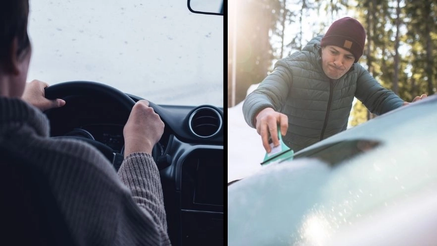 Drivers warned over potentially life-threatening screenwash mistake as Arctic cold snap grips UK