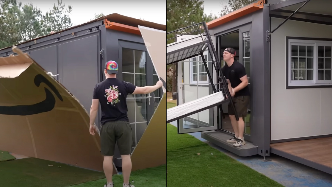 What £15,000 tiny home you can buy on Amazon looks like on the inside
