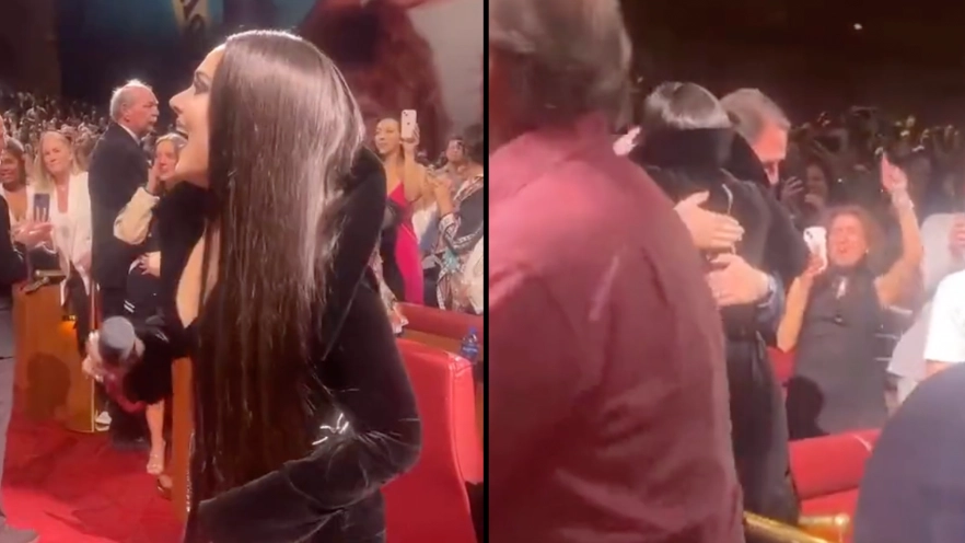 Adele gets emotional and pauses song after spotting special audience member at Vegas show