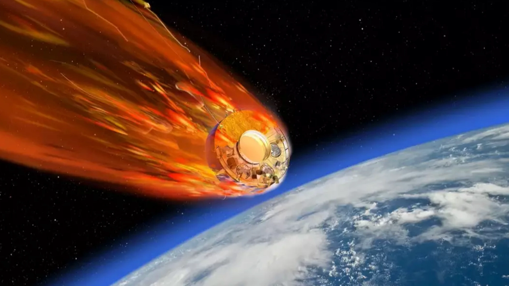 Area in UK that could be affected as 50-year-old spaceship set to crash back to Earth anytime now