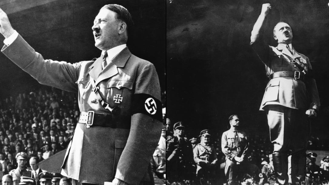 The only known recording of Hitler's normal speaking voice