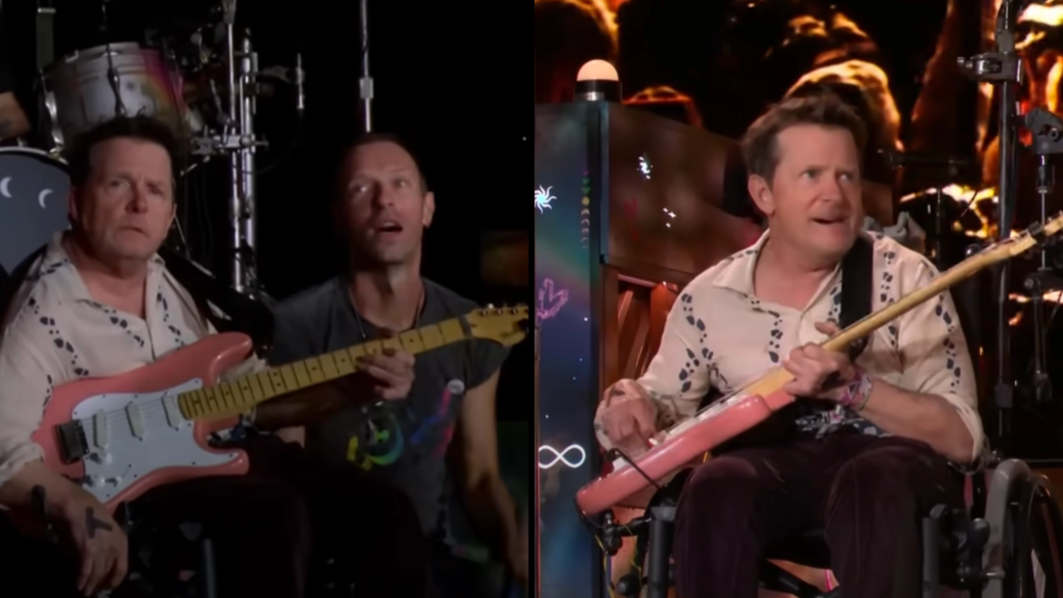 Michael J Fox breaks silence on Coldplay Glastonbury show that left viewers ‘in tears’