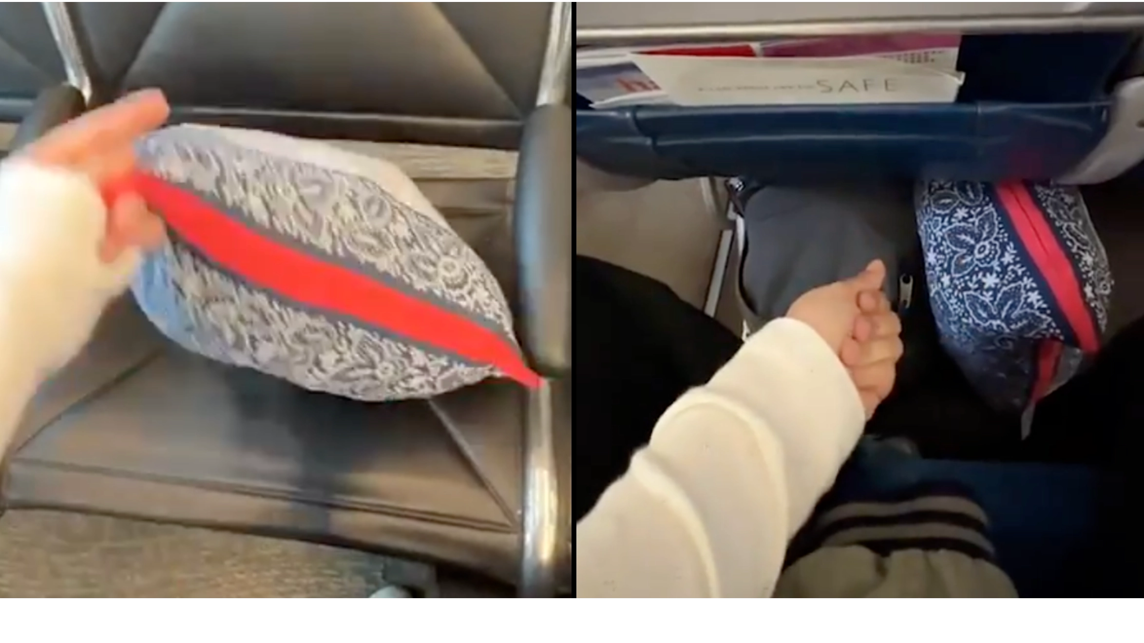 Woman tries innovative hack for extra hand luggage and actually gets away with it