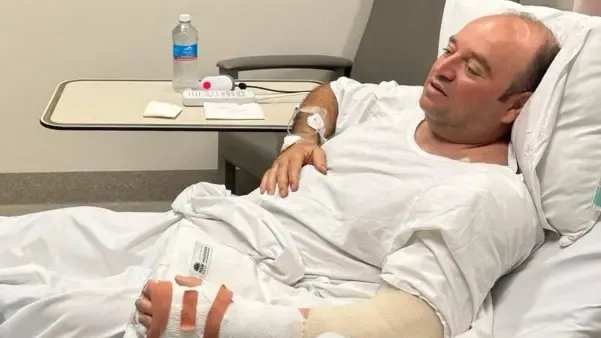 Dad of Bondi Beach hero issues update after he was hospitalised tackling gunman