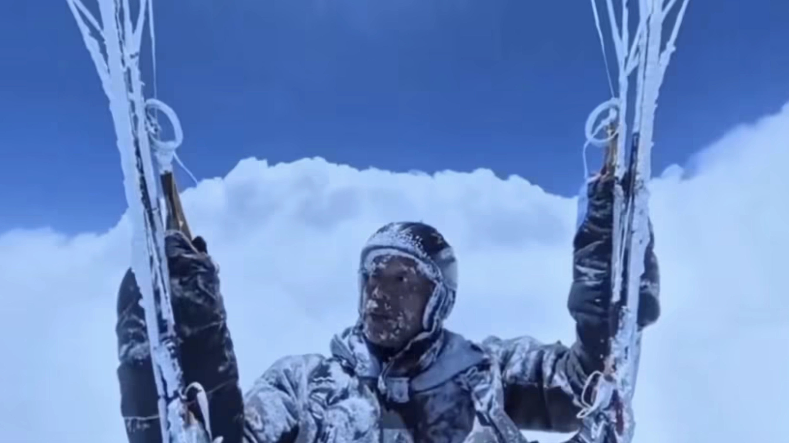 Truth behind harrowing footage of paraglider sucked into a thundercloud before miraculously surviving