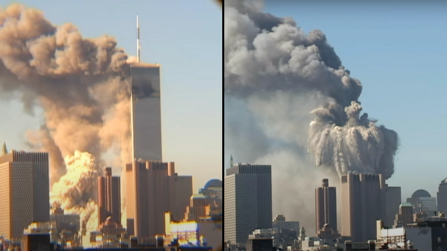 Man explains why he's only just released new footage of 9/11 after 23 years that shows collapse from 'unseen angle'