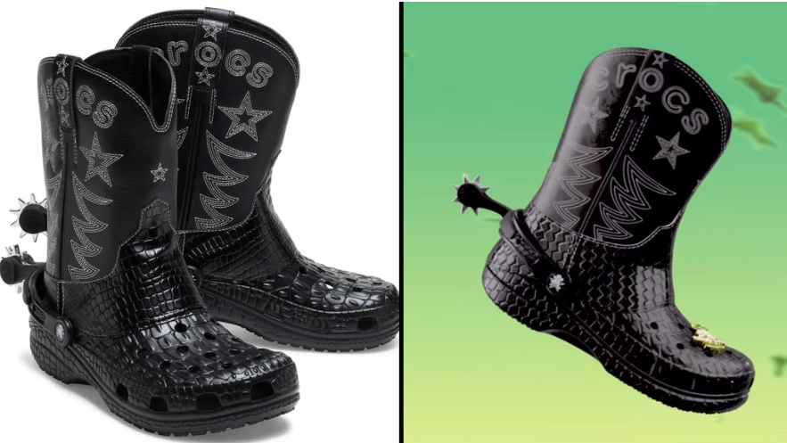 Crocs has unveiled epic-looking cowboy clogs