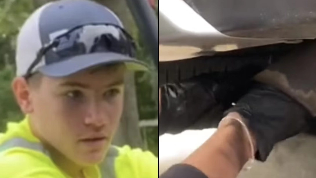 Driver freaks out thinking they've got criminal murder evidence in car then discover what it is