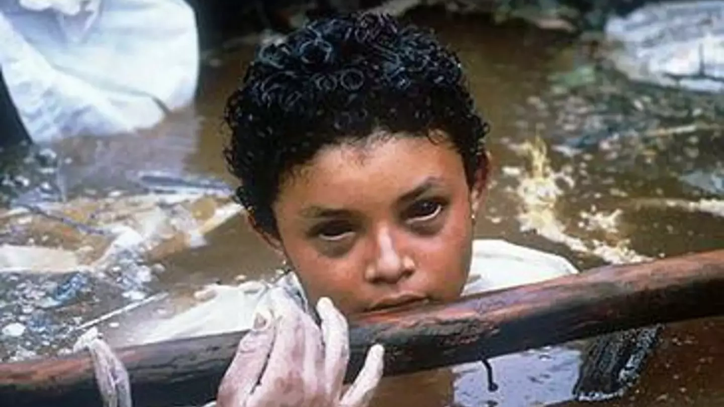 Movie tells tragic story behind infamous image of young girl who died after being trapped in volcanic mudflow for 60 hours