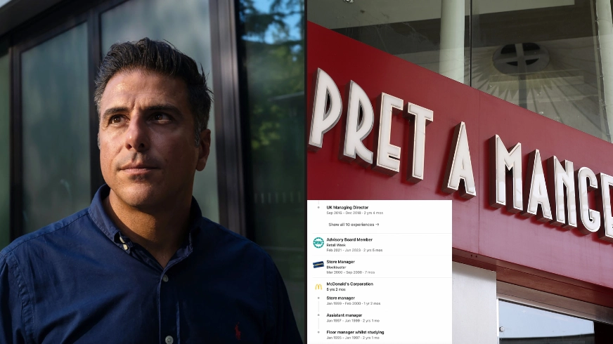 Brits ‘have chills’ after seeing Pret A Manger CEO’s career history