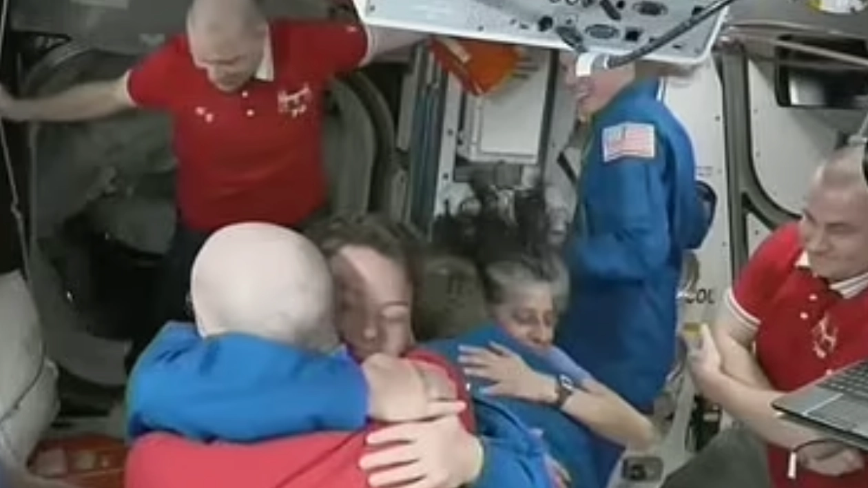 SpaceX capsule arrives at ISS to bring stranded NASA astronauts back to Earth