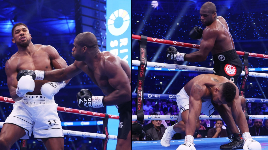 Daniel Dubois knocks out Anthony Joshua at Wembley in dominant performance 