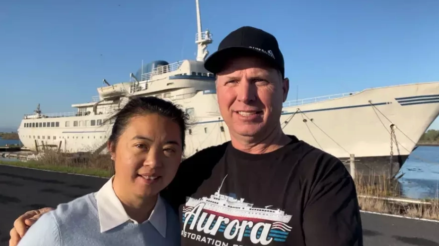'Sad' update after man spent $1 million on cruise ship but came across major issue while restoring it