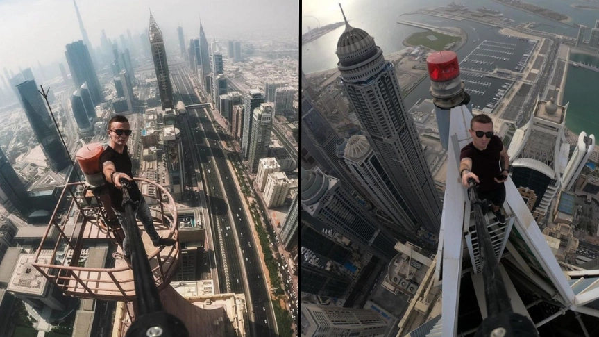 Man known for skyscraper climbs dies after falling from 68th floor