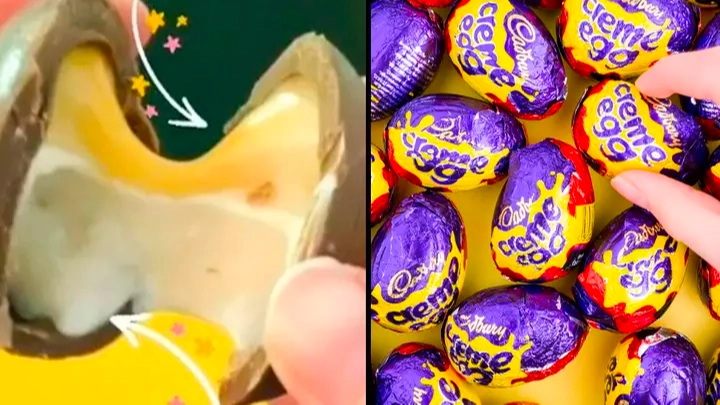 People only just realising what the filling inside a Cadbury's Creme Egg is