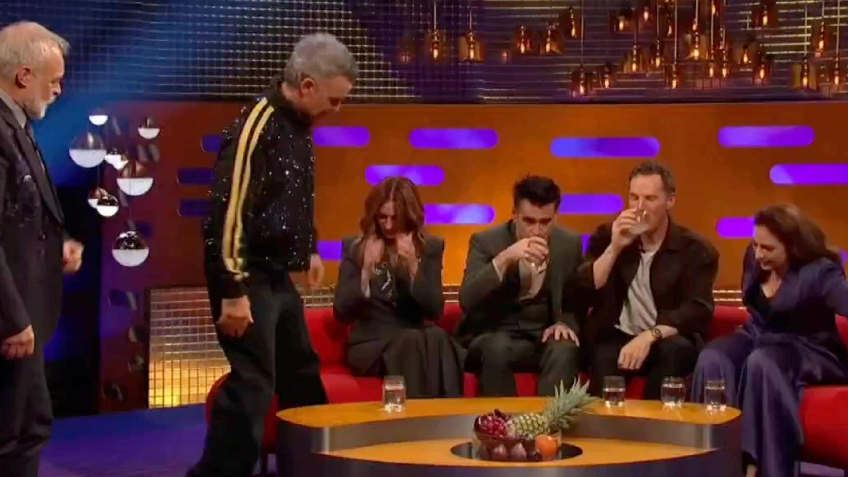 Robbie Williams called out for what he did on Graham Norton Show entrance