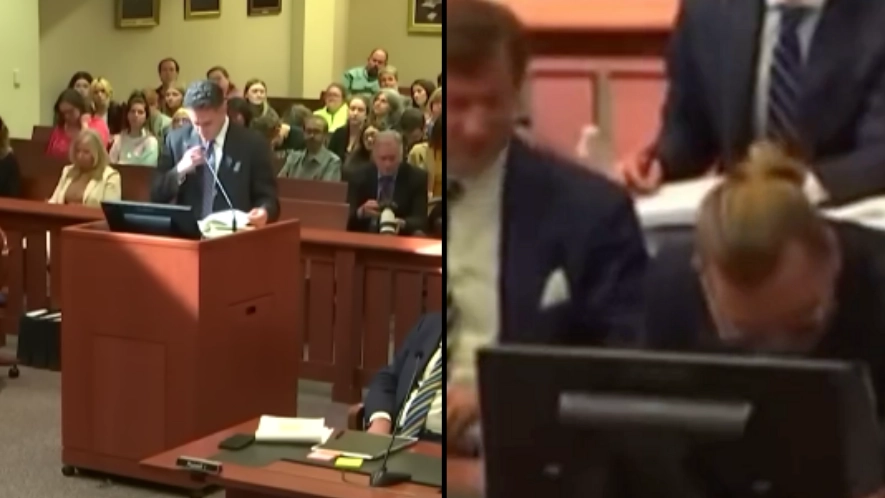 Johnny Depp Appears To Laugh After Amber Heard's Lawyer Objects To His Own Question