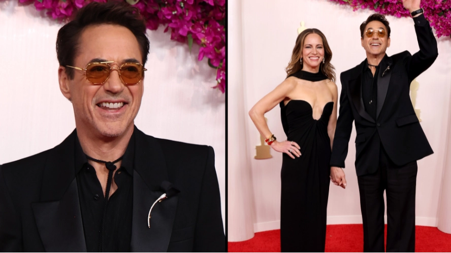 Robert Downey Jr has won his first ever Oscars award