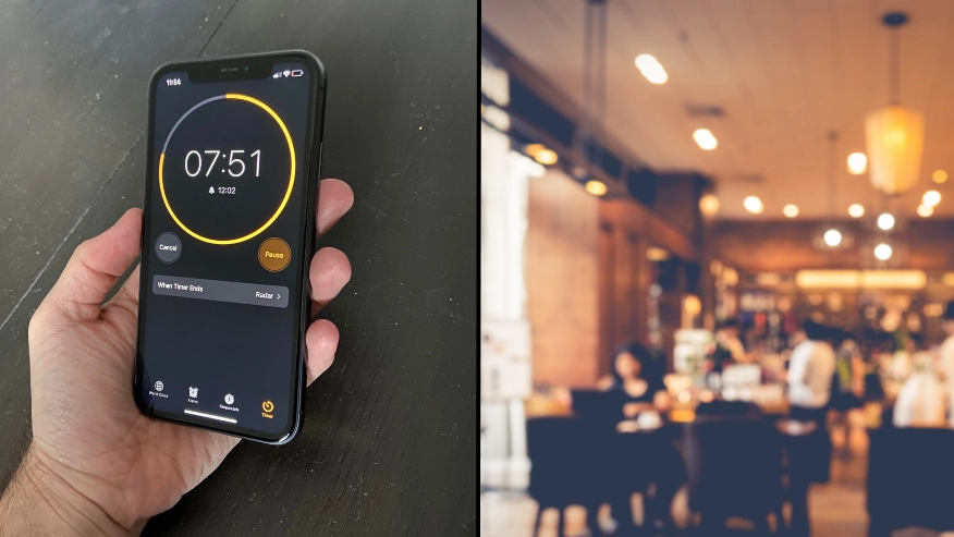 Restaurant boss baffled after angry diner set timer and walked out