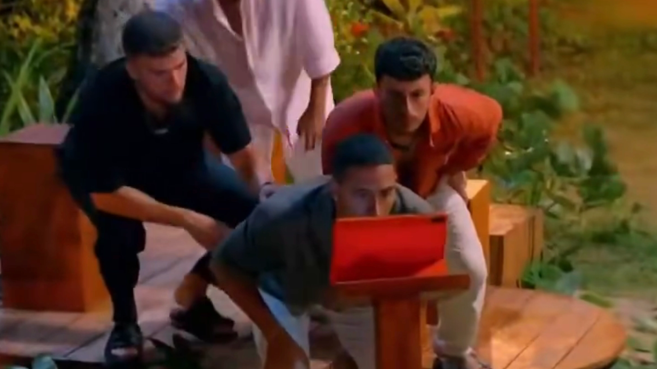 Sequel to 'greatest scene in history' airs as another man watches his girlfriend with another bloke on TV