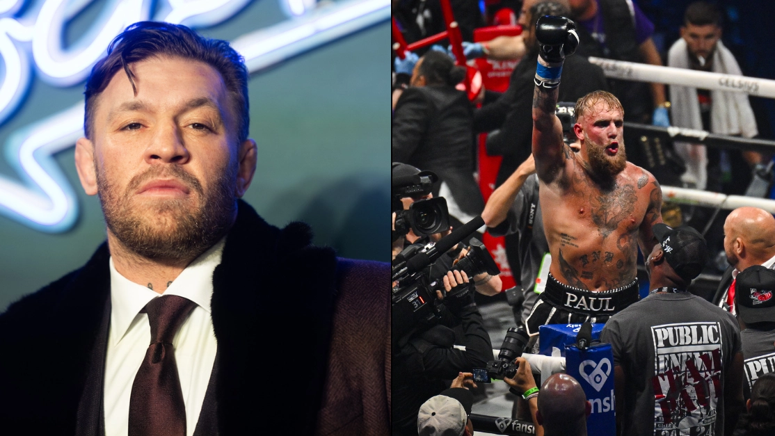 Conor McGregor calls out Jake Paul over what fight fans were saying after his knockout win over Mike Perry