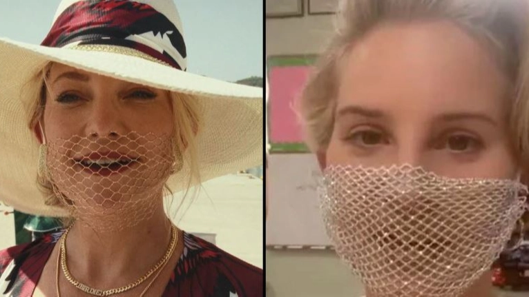 Glass Onion made brutal joke at Lana Del Rey's expense with mesh face mask