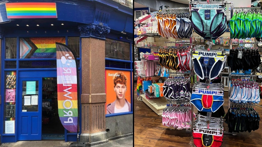 Man who works in one of world’s biggest gay sex stores warns customers about rules inside
