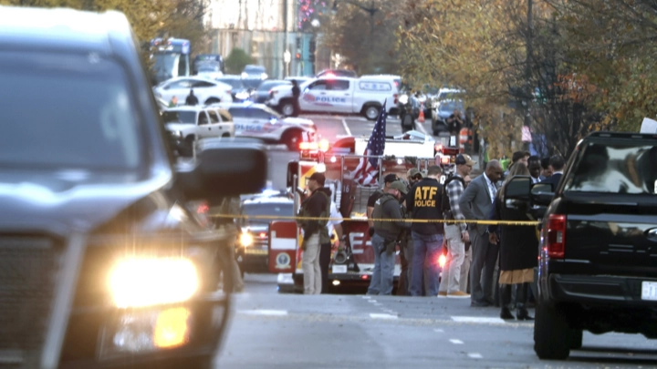 The White House on lockdown as two National Guards shot