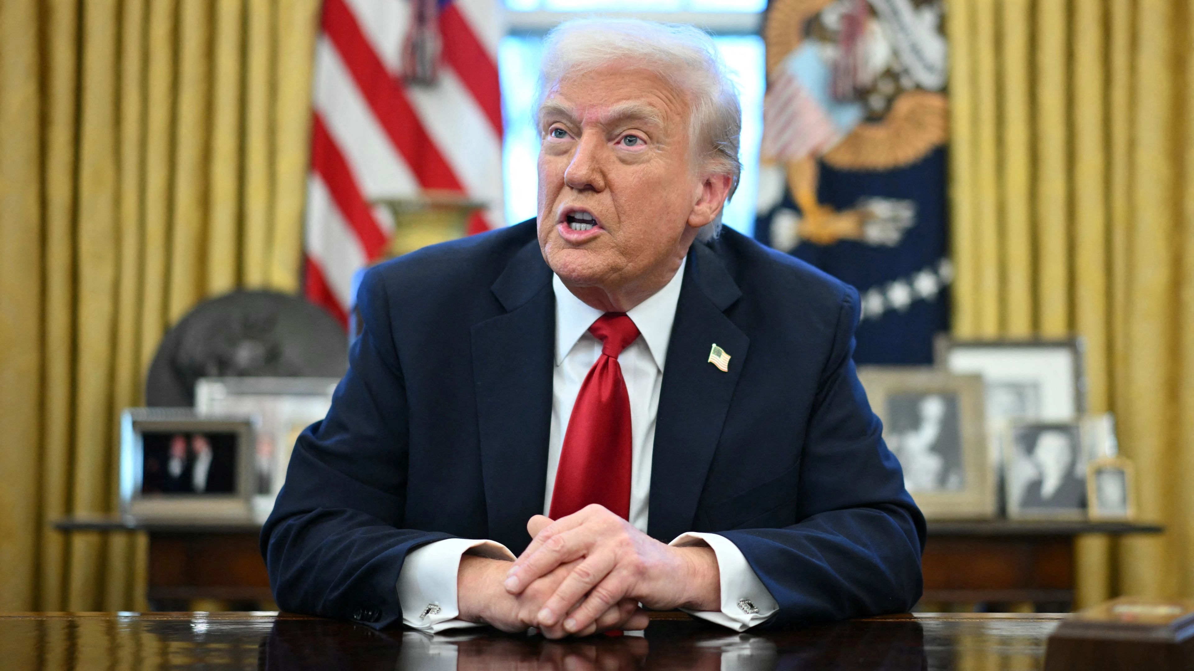 Donald Trump says he is ‘not joking’ about a third term in office as US President