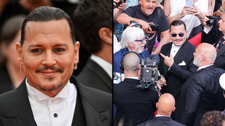 Johnny Depp makes his big return to the red carpet after winning defamation case against Amber Heard