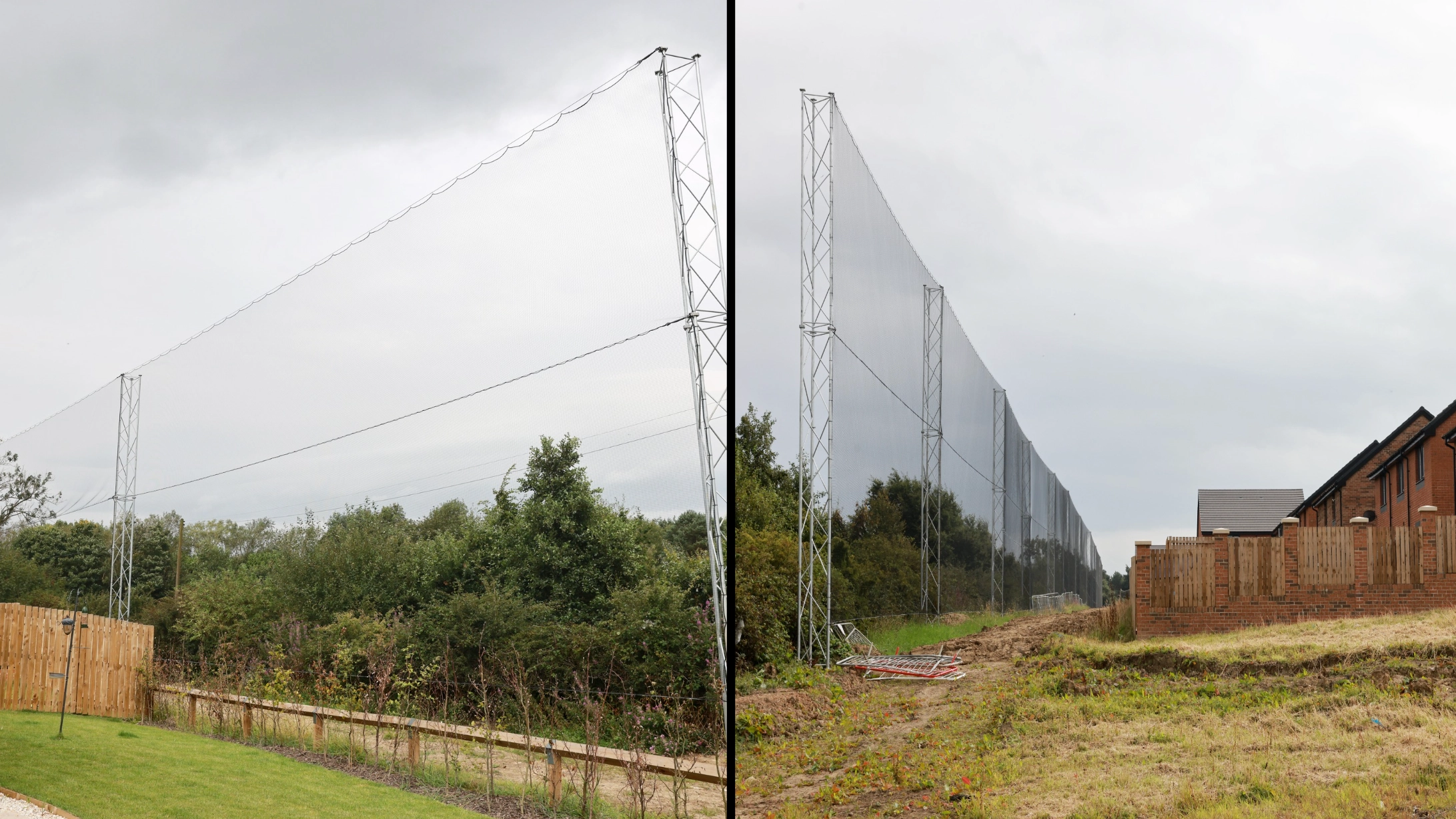 Couple furious as they're offered just £700 after finding giant fence built outside their home