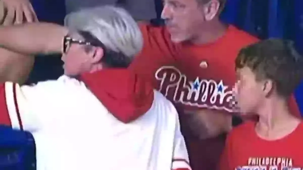 Dad reveals why he gave baseball to angry woman during viral moment caught on video