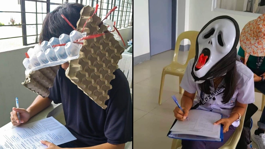‘Anti-cheating’ exam hats said to be ‘really effective’