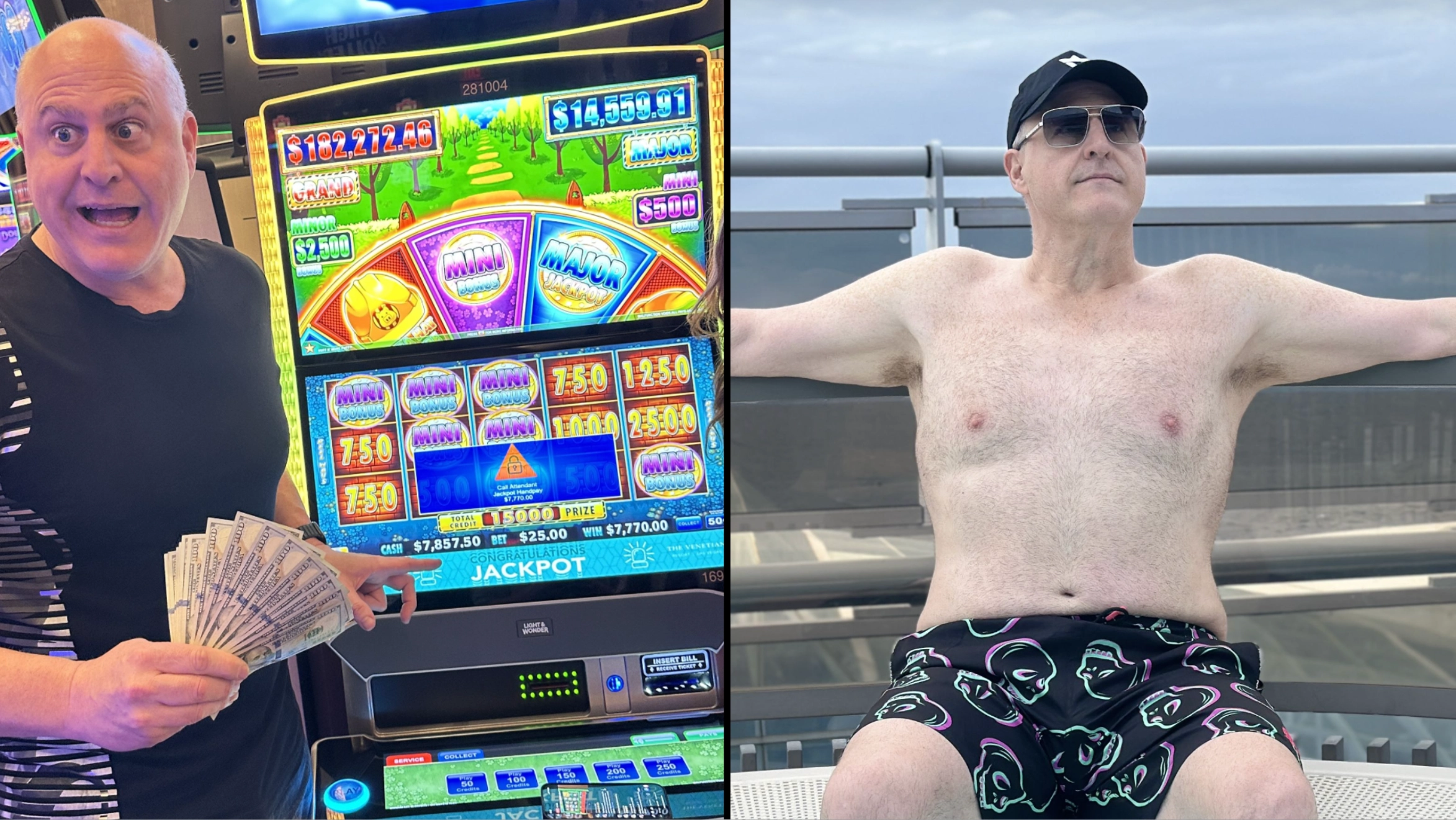 CEO once sued by Bill Gates transforms himself into 'Jackpot King' and wins $1million on bet