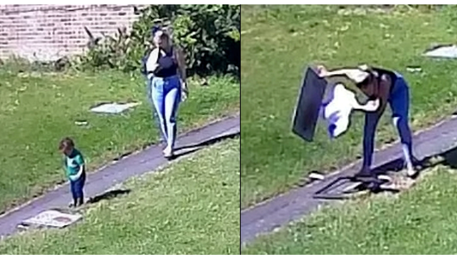 Mum Heroically Saves 18-Month-Old Son Who Falls Down Manhole Cover
