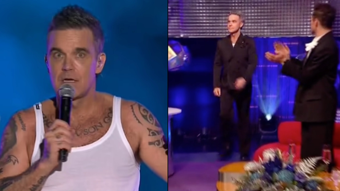 Graham Norton viewers question how Robbie Williams 'dashed across the world' to appear on New Year's Eve show