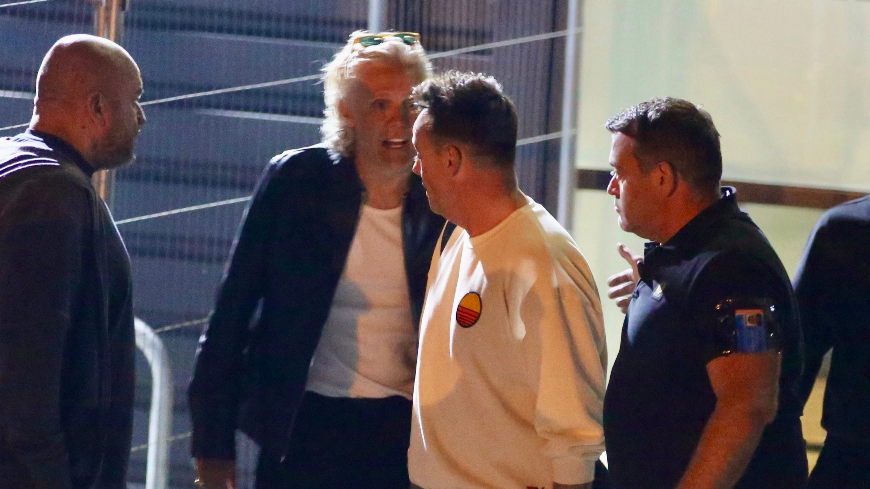 Ant McPartlin confronted by Jimmy Bullard surrounded by security after explosive I’m a Celeb final