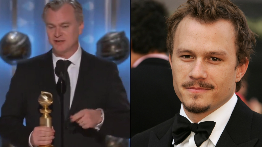 Christopher Nolan reflected on accepting award for Heath Ledger in emotional Golden Globes speech