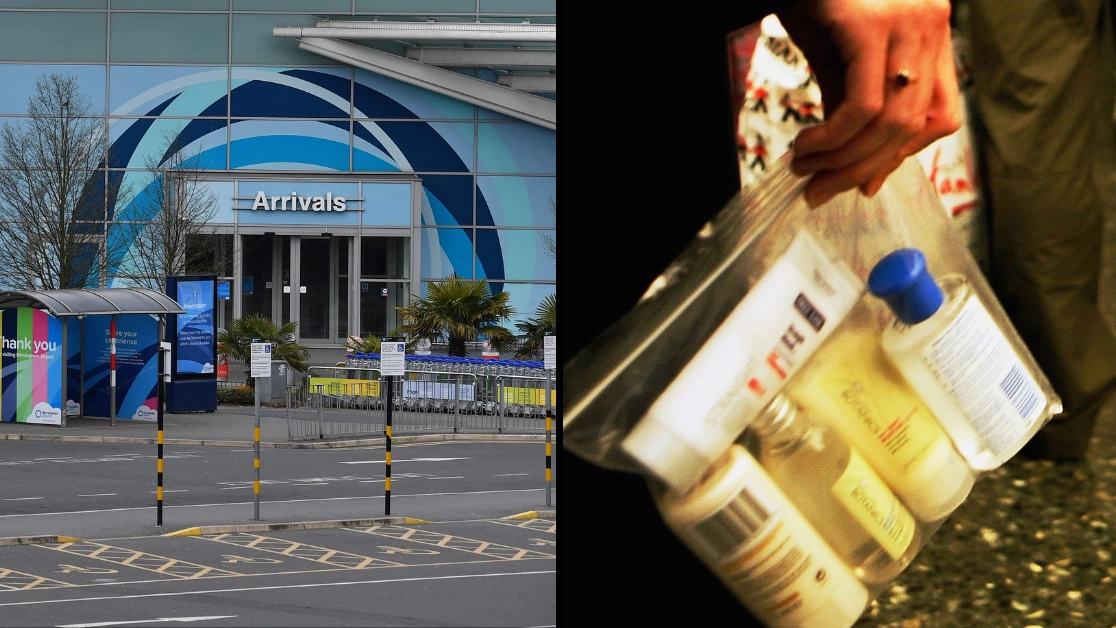 UK airport issues 100ml liquid warning to all passengers despite new travel law