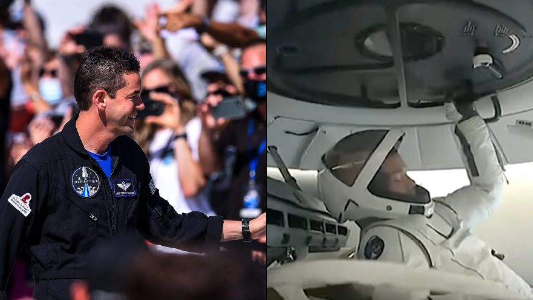 Billionaire completes 'dangerous' first-ever private spacewalk as first words are revealed